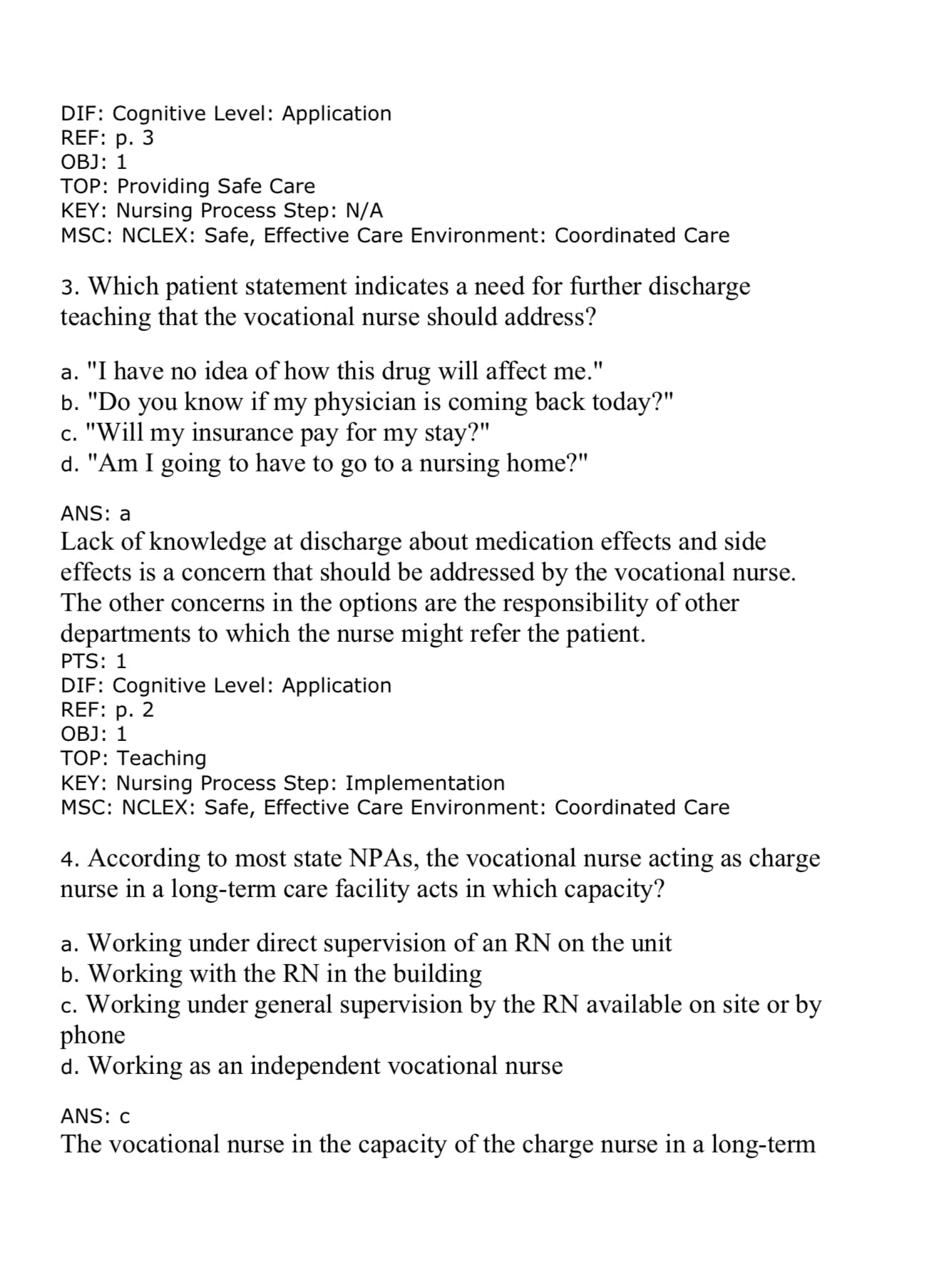 TEST BANK Medical-Surgical Nursing: Concepts and Practice, 5th Edition By Stromberg