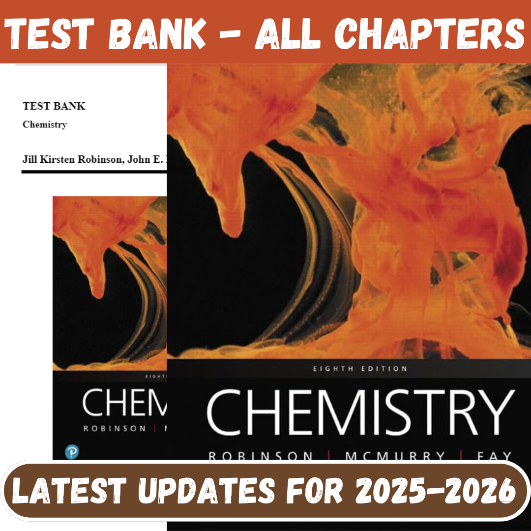 Test Bank for Chemistry, 8th Edition by Robinson-ExamThrive