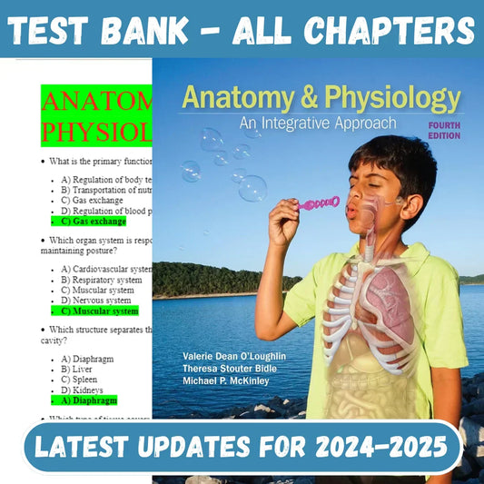 Test Bank for Anatomy and Physiology: An Integrative Approach, 4th Edition de Theresa Bidle-ExamThrive