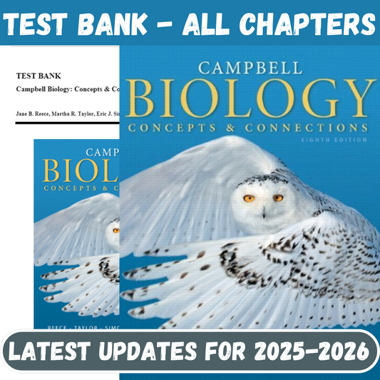 Test Bank for Campbell Biology-Concepts & Connections, 8th Edition by Reece-ExamThrive