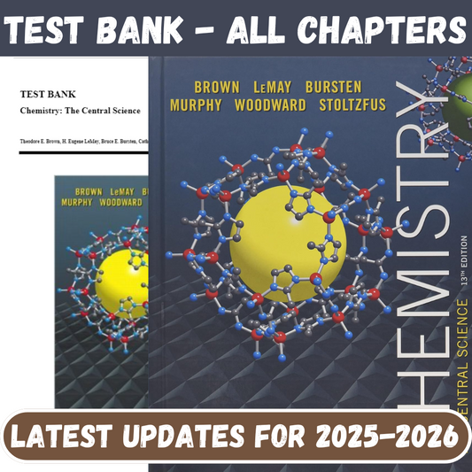 Test Bank for Chemistry The Central Science, 13th Edition by Brown-ExamThrive