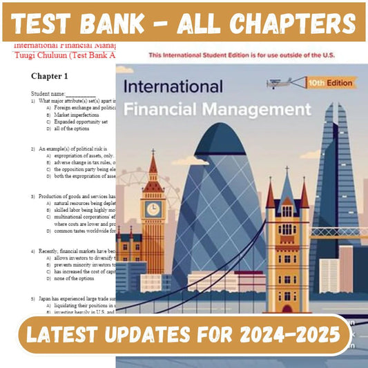 Test Bank for International Financial Management 10th Edition by Eun-ExamThrive