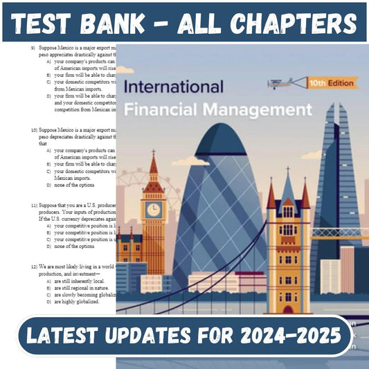 Test Bank for International Financial Management 10th Edition by Eun-ExamThrive