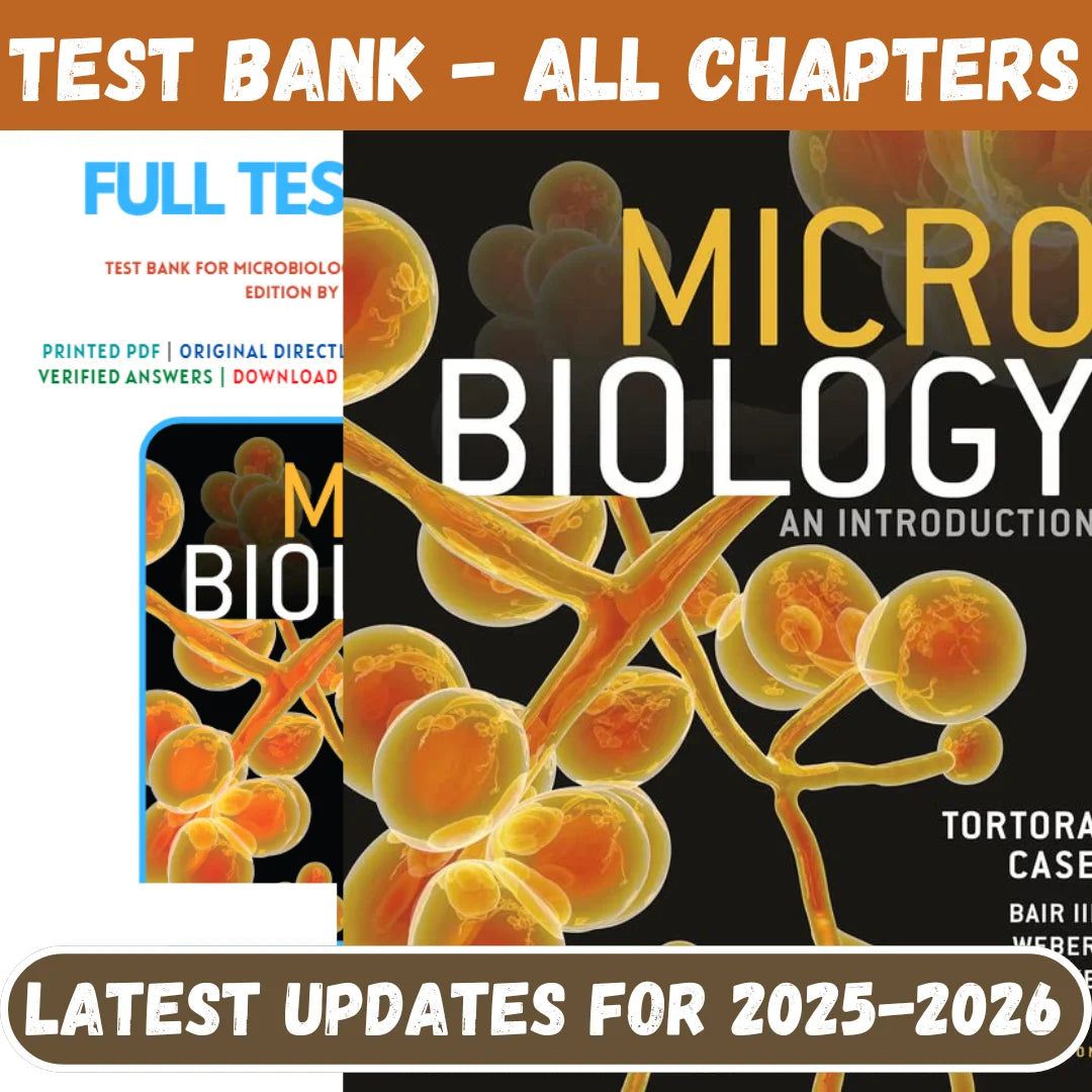 Test Bank for Microbiology An Introduction, 14th Edition by Gerard J. Tortora-ExamThrive