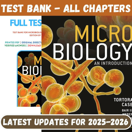 Test Bank for Microbiology An Introduction, 14th Edition by Gerard J. Tortora-ExamThrive