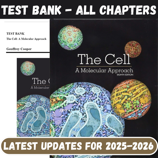 Test Bank for The Cell A Molecular Approach, 8th Edition By Cooper-ExamThrive