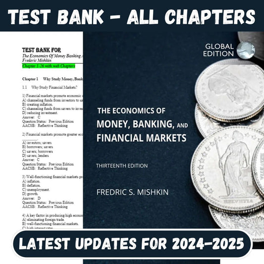 Test Bank for The Economics Of Money Banking And Financial Markets 13th Global Edition by Frederic Mishkin-ExamThrive